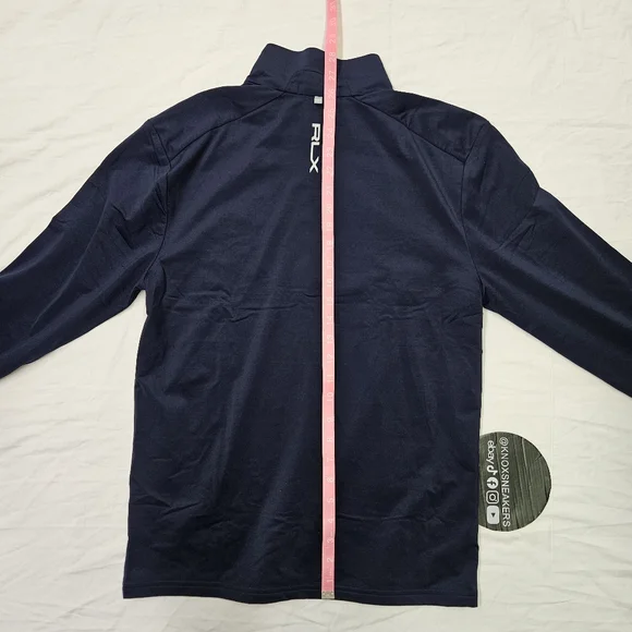 Ralph Lauren RLX Golf 1/4 Zip Pullover Stretch Wicking Navy Men's Size Small